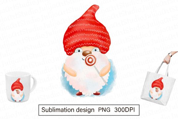 Christmas Gnome with Candle Png: Cozy Illustrations