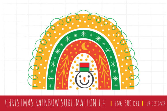 Christmas Rainbow Sublimation 1.4: A Seller's Review of Illustrations
