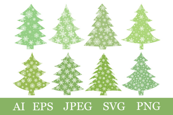 Christmas Tree Bundle: SVG Illustrations for Sellers