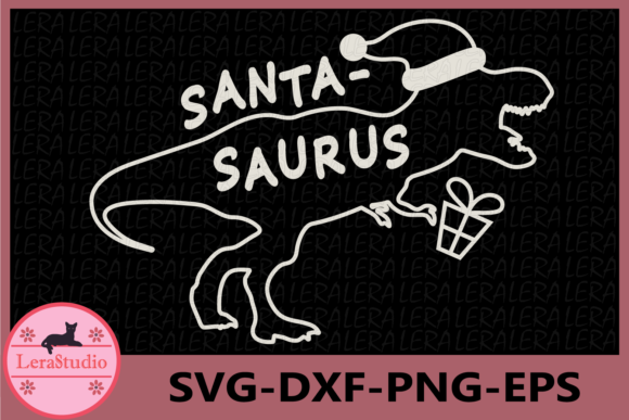 Dinosaur Christmas Illustrations for Branding