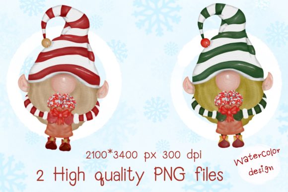 Elf Gnome Watercolor: Festive Illustrations Review