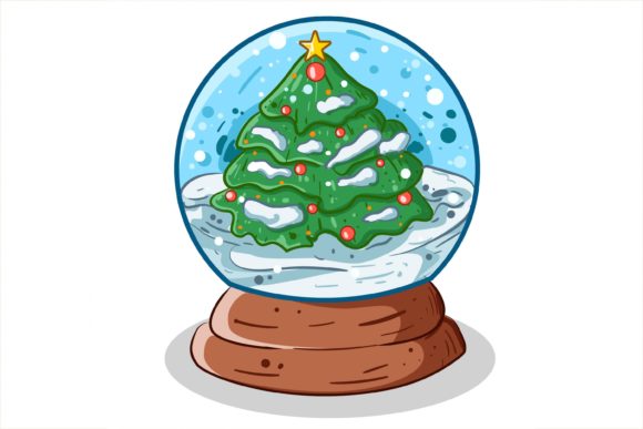Hand Drawn Christmas Snowball Illustrations Review