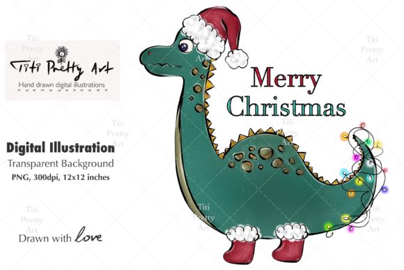 Merry Christmas Decal, Christmas Dino Review