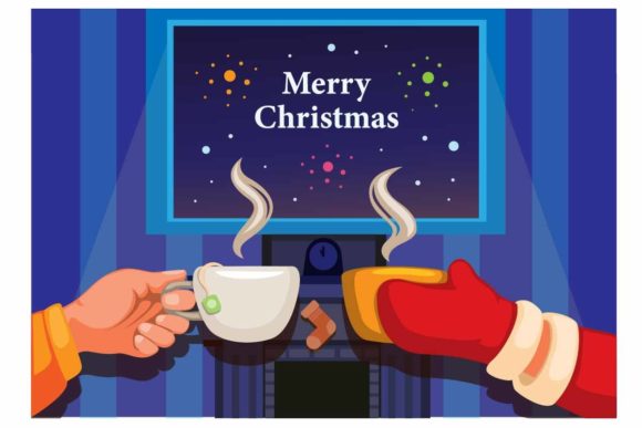 Merry Christmas Greeting Celebration Illustrations Review