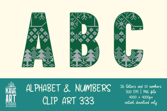 Review: Christmas Alphabet Sublimation 333 Illustrations