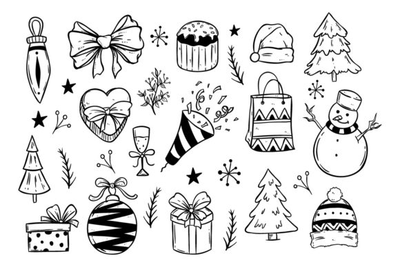 Review: Set of Christmas Icons or Elements for Holiday Embroidery