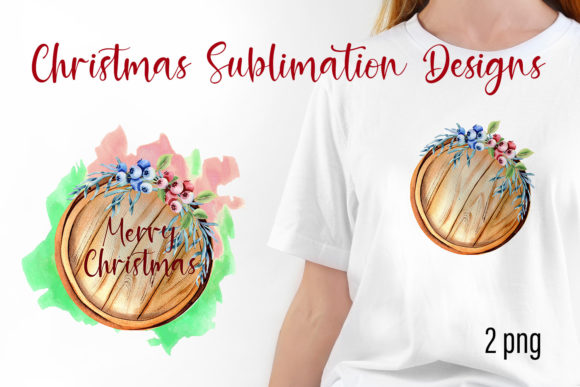 Watercolor Christmas Holiday Decor PNG for Illustrations